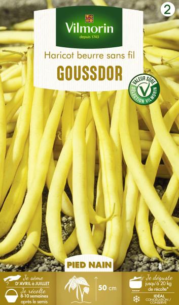 Légumes Secs - Haricot Nain Beurre Goussdor - PACKAGING_RECTO